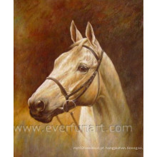 Handmade lona cavalo pintura a óleo para sala de estar (ean-027)
